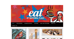 Desktop Screenshot of eatatnationalplace.com